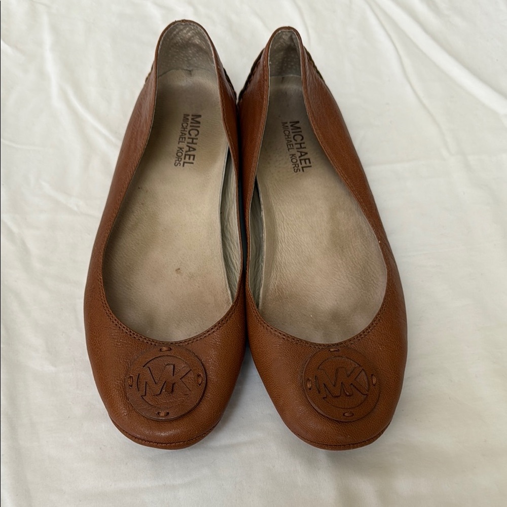 Michael Kors Women's Brown Ballet Flats